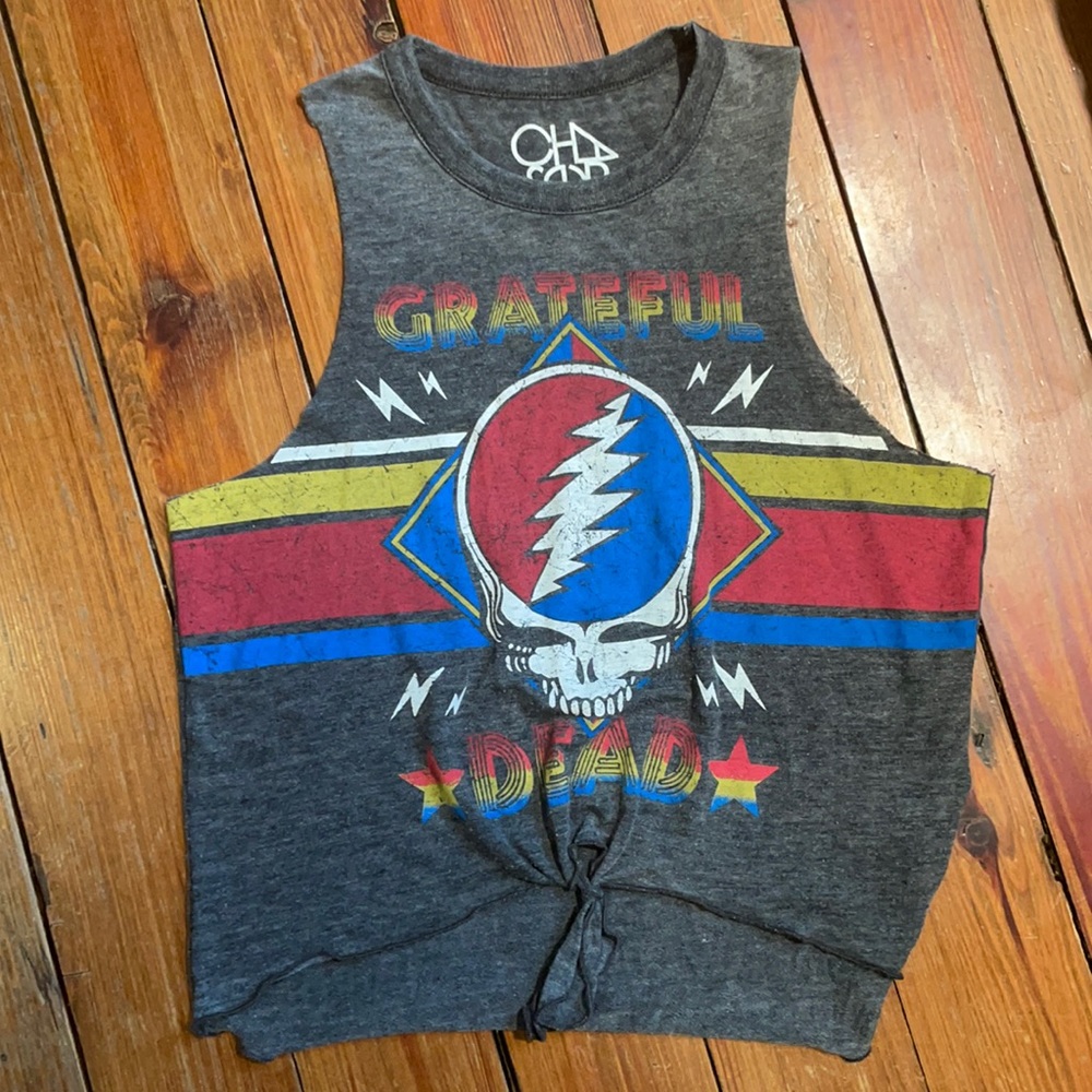 Chaser Grateful Dead Tshirt with tie.